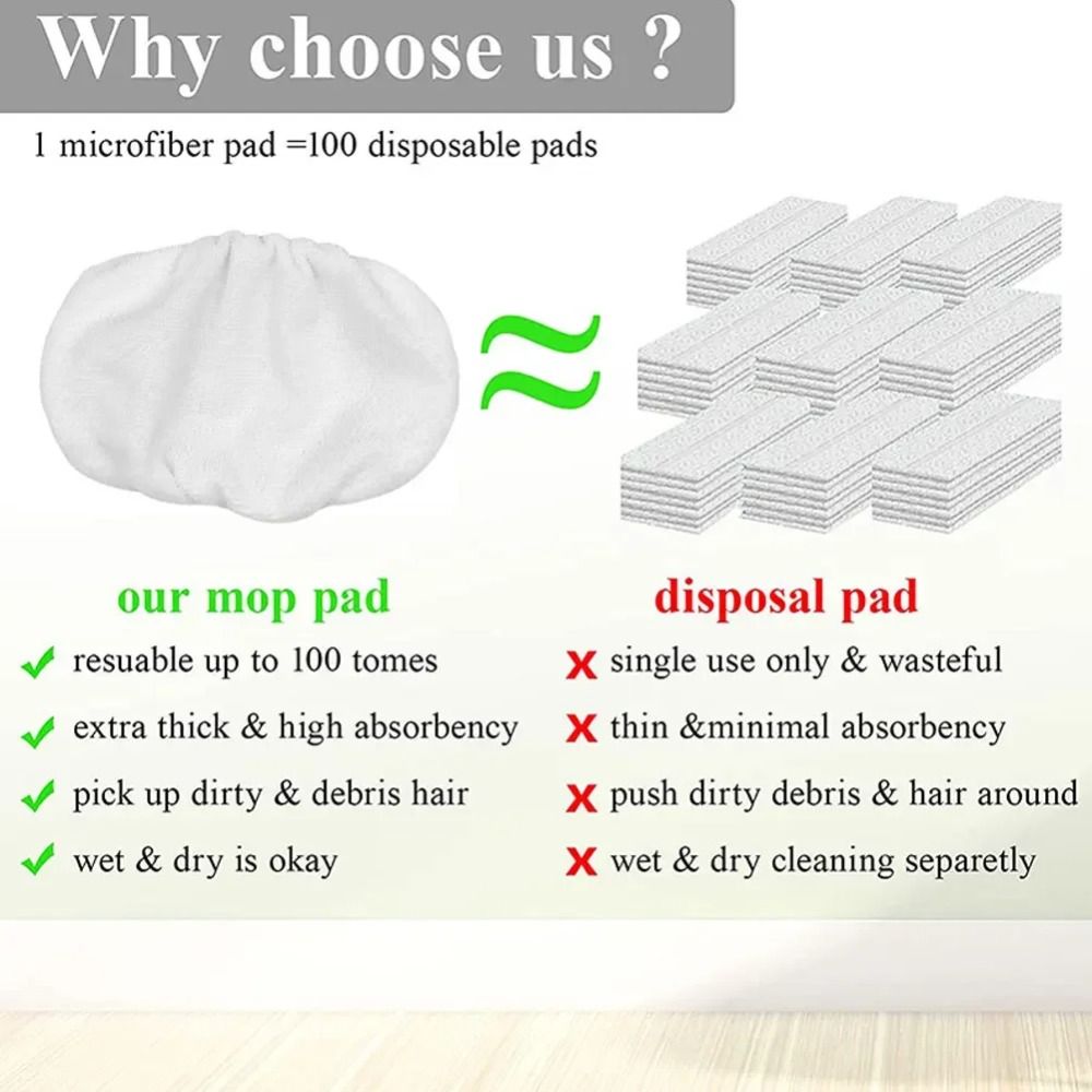 1/4 шт. Сменные насадки для пл – обзор и цена Cloth Pad Reusable
